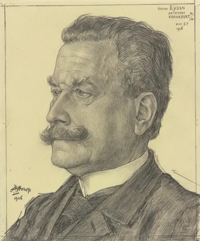 Bildnis Des Architekten Anton Eyssen