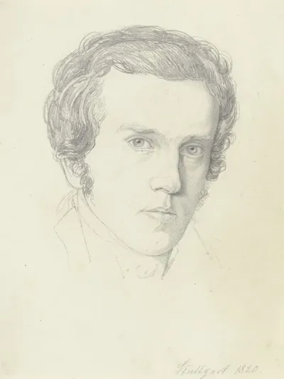 Bildnis Des Augsburger Kupferstecher Gottlieb Rist