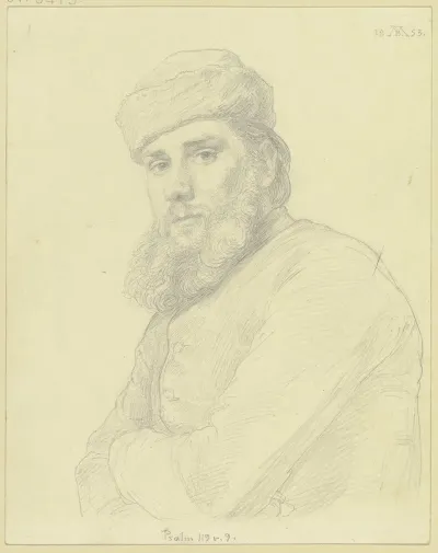 Bildnis Des Johann Friedrich Hoff In Seinem 22 Lebensjahr