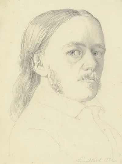 Bildnis Des Kupferstechers Carl Barth Aus Hildburghausen