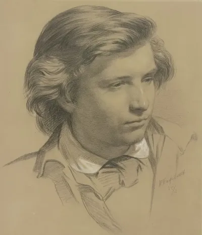 Bildnis Des Malers Julius Hamel Als Schuler Des Stadelschen Institutes