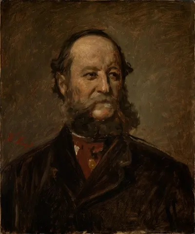 Bildnis Des Tiermalers Josef Wolf