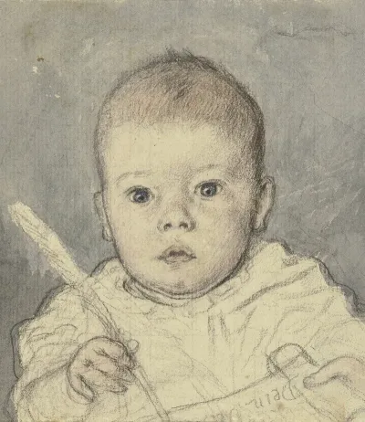Bildnis Des Victor Scholderer Als Kleinkind 2