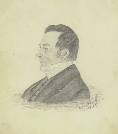 Bildnis Johann Jeremias Hoff Vater Des Kunstlers