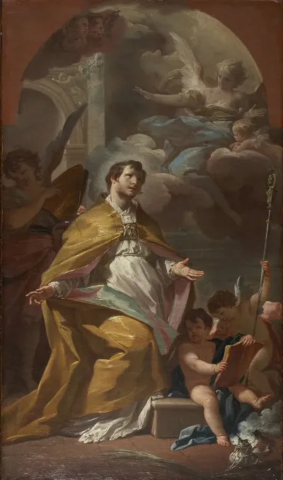 Bishop Saint In Prayer