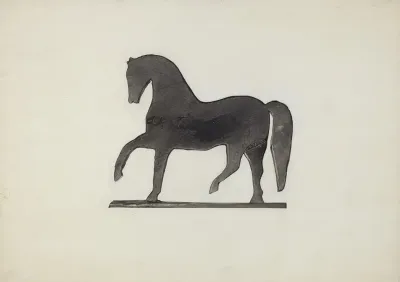 Black Horse Weather Vane