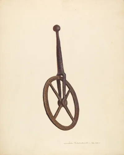 Blacksmiths Measuring Wheel 2