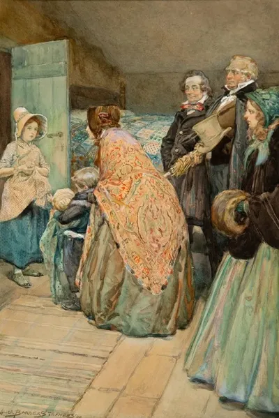 Bleak House Interior Illustration