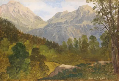 Blick Auf Das Hohe Brett Und Den Jenner Am Konigsee