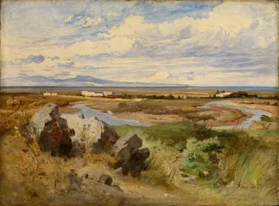 Blick Auf Den Campo D Annibale Bei Cannae