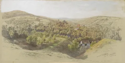 Blick Auf Dornbach Und Neuwaldegg