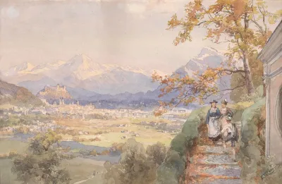 Blick Uber Die Stadt Salzburg