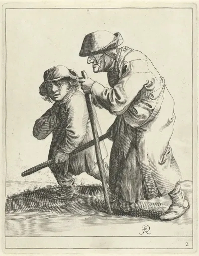 Blinde Bedelaarster