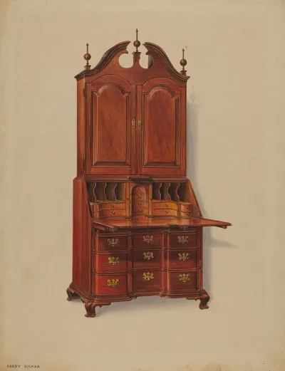 Block Front Desk