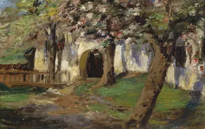 Bluhende Apfelbaume