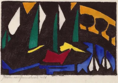 Boat And Trees