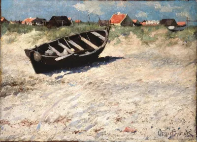 Boat At Skagens South Beach