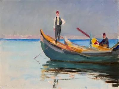 Boats On The Sea From The Journey To Constantinople