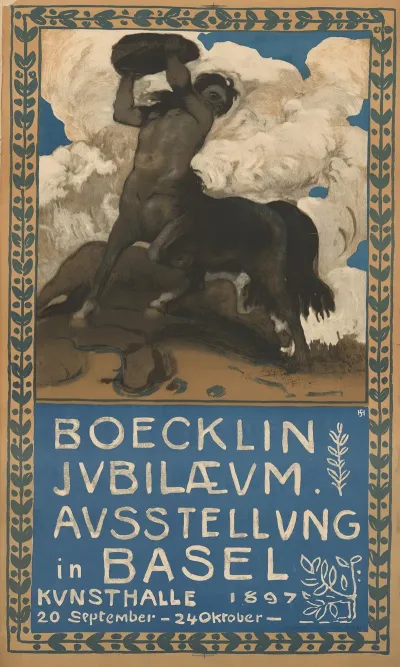 Boecklin Jubilaum Ausstellung In Basel Kunsthalle 1897
