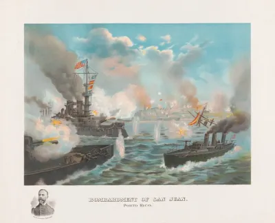 Bombardment Of San Juan Porto Rico I E Puerto Rico