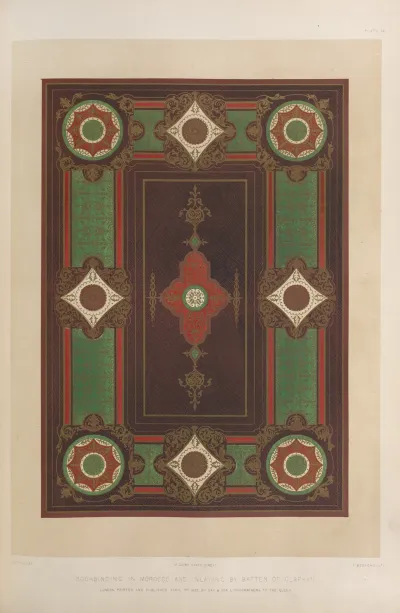 Bookbinding In Morocco And Inlaying By Batten Of Clapham