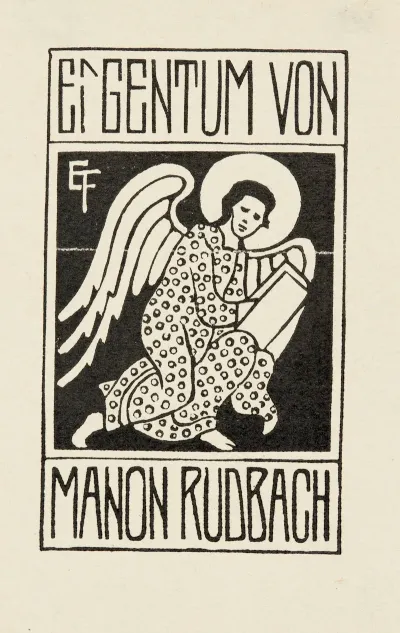 Bookplate Eigentum Von Manon Rudbach