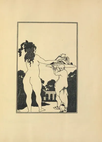 Bookplate Of Aubrey Beardsley