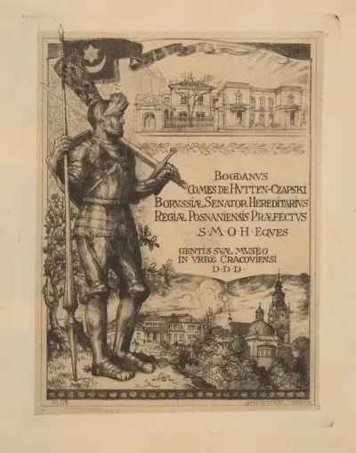 Bookplate Of Bogdan Czapski 1851 1937
