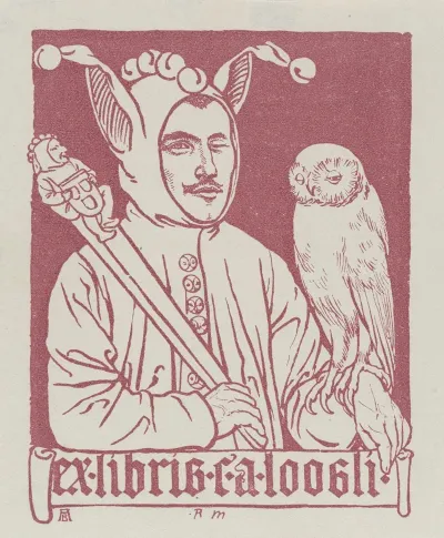 Bookplate Of C A Loosli