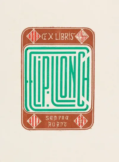 Bookplate Of Felip Lonch 2