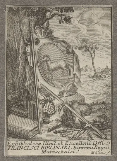 Bookplate Of Franciszek Bielinski