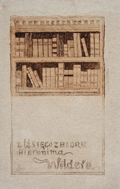 Bookplate Of Hieronim Wilder
