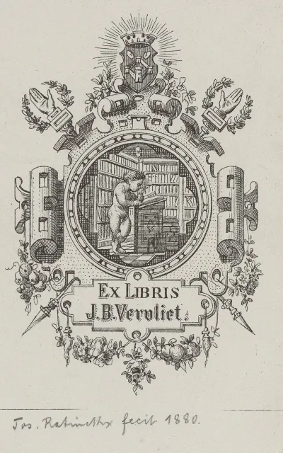 Bookplate Of J B Vervliet
