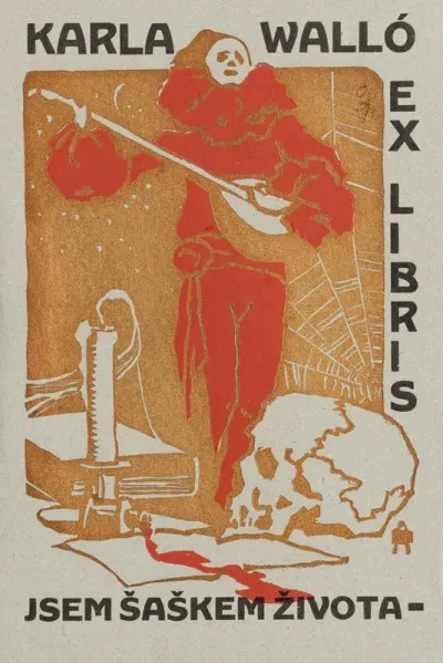Bookplate Of Karl Wallo Jsem Saskem Zivota 2