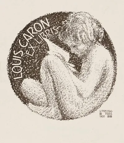 Bookplate Of Louis Caron
