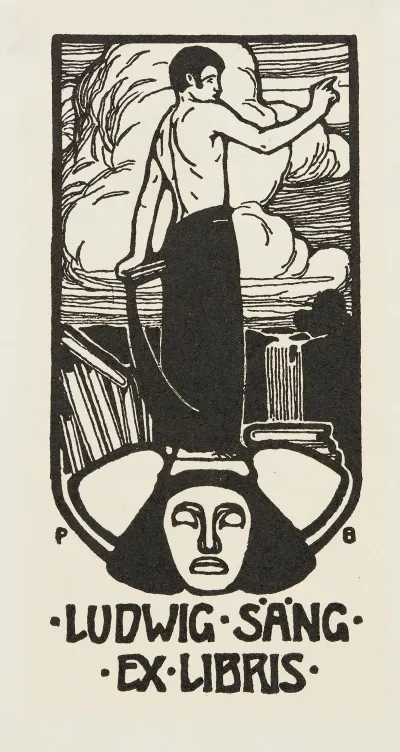 Bookplate Of Ludwig Sang