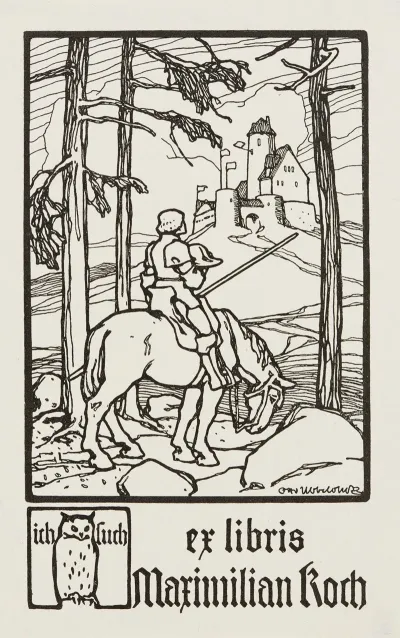 Bookplate Of Maximilian Roch