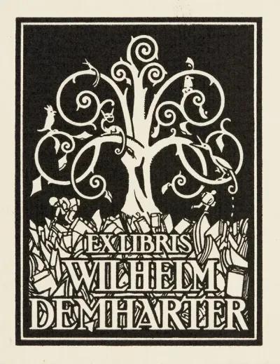 Bookplate Of Wilhelm Demharter