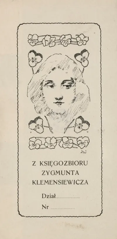 Bookplate Of Zygmunt Klemensiewicz 1874 1948