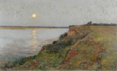 Bord De Mer Au Clair De Lune