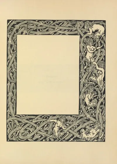 Border Design From Le Morte Darthur 2