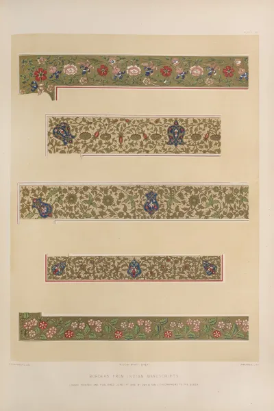 Borders From Indian Manuscripts