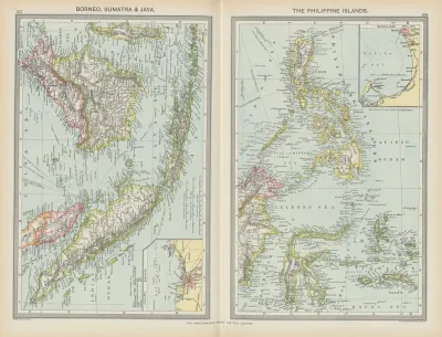 Borneo Sumatra And Java The Philippine Islands