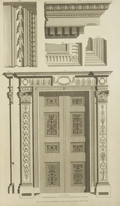 Bottom Design Of Paneled Door And Door Frame