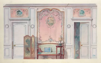 Boudoir Cabinet De Toilette Louis XVI