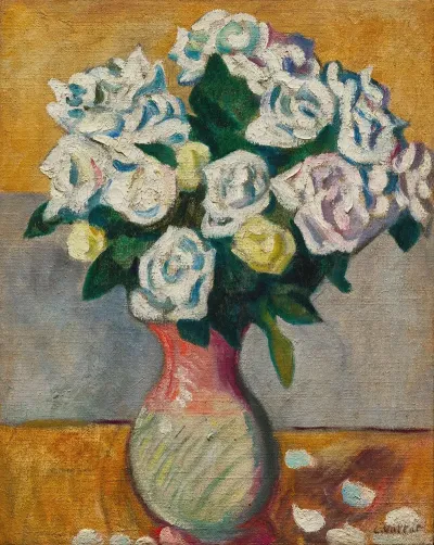 Bouquet De Roses Blanches