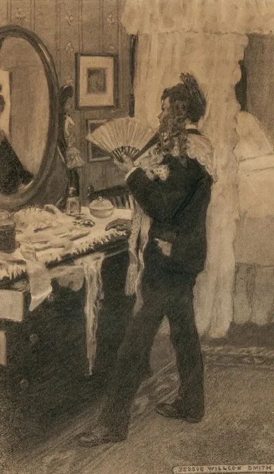 Boy Playing Dress Up