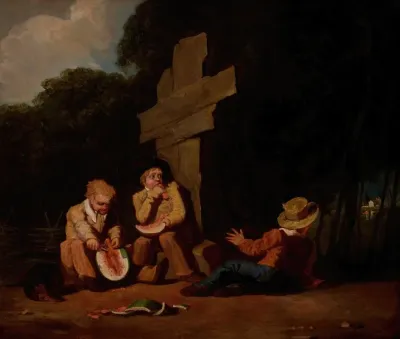 Boys Stealing Watermelons