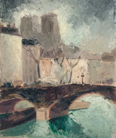 Bridge And Notre Dame Paris