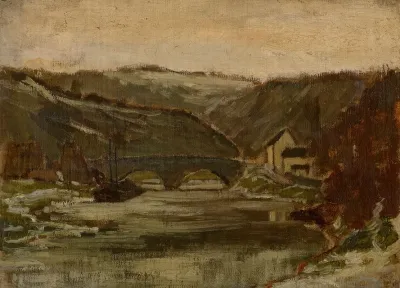 Bridge Over The River Lesse